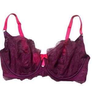 Victoria’s Secret Maroon Underwire Bralette 36DD